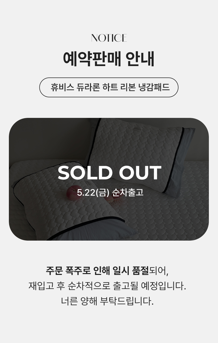 [얼리버드] 국내산 휴비스 듀라론 하트 리본 냉감패드 겸 매트리스커버 스커트형 2size