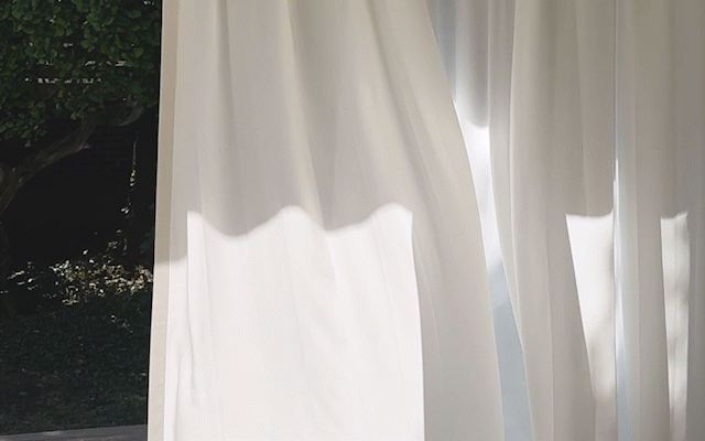 도톰 쉬폰커튼 화이트