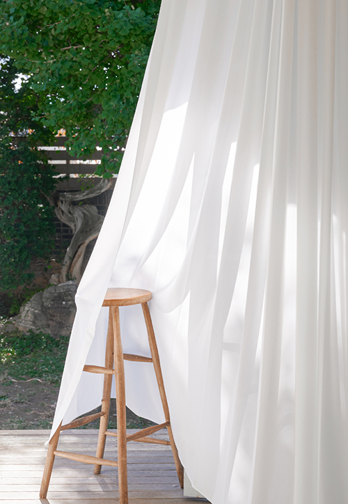 비침없는 도톰 쉬폰커튼 