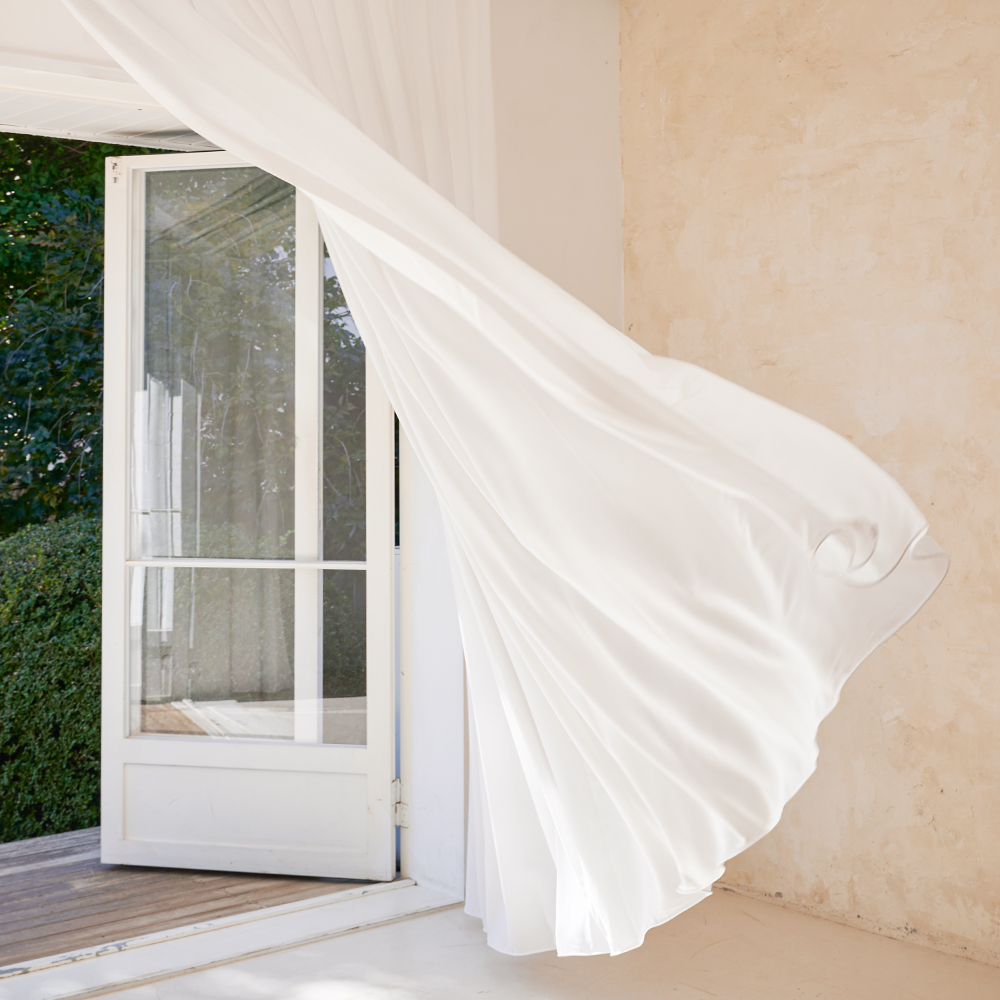 비침없는 도톰 쉬폰커튼 