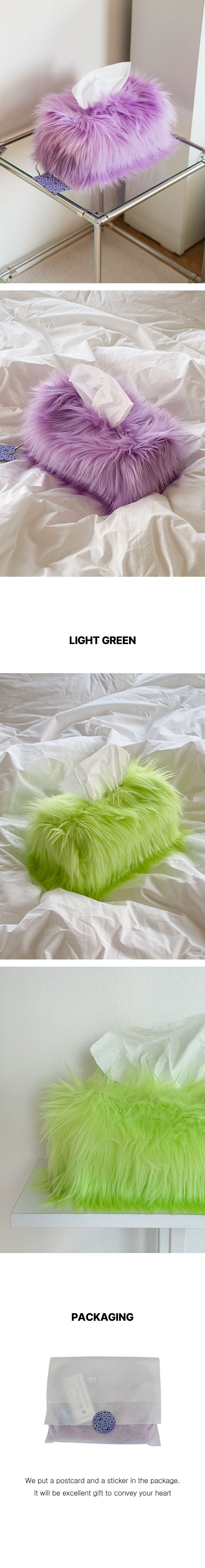 Foyfoy Fluffy Tissue Box Cover(tissue case)